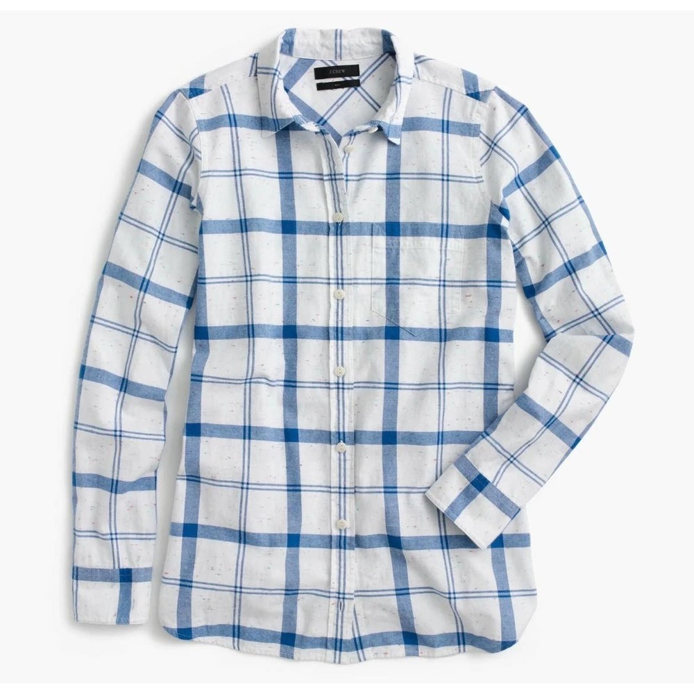 J.Crew Boyshirt in Confetti Plaid